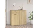Maison Exclusive - Credenza Sonoma In Rovere 80X36X75 Cm Materiale Ligneo