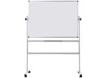 Bi-Office Lavagna Mobile Bi-Office Dimensioni Della Superficie: 150 X 100 Cm (L X A) Lavagna Magnetica, Scrivibile Su Entrambi I Lati Ceramica Smaltata, Bianco