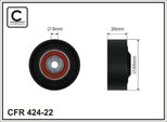 Caffaro 424-22 Puleggia Di Rinvio Cinghia Trapezoidale Dentata 65 Mm Per Vw Touareg (7LA, 7L6, 7L7) Phaeton (3D1, 3D2, 3D3, 3D4, 3D6, 3D7, 3D8, 3D9) Per Audi A4 Avant