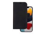 DBRAMANTE1928, Apple Iphone 13 Pro Folio 2 In 1 Modello Lynge In Pelle Con Portacarte, Nero