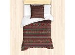 Set Copripiumino Abakuhaus Boho Per Letti Singoli, Motivi Latinoamericani, Antiacaro, Adatto A Chi Soffre Di Allergie, Con Federa, 135 Cm X 200 Cm - 80 X 80 Cm, Multicolore