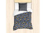 Abakuhaus Set Copripiumino Per Letti Singoli, Motivo Rami Primaverili, Antiacaro, Adatto A Chi Soffre Di Allergie, Con Federa, 135 Cm X 200 Cm - 80 X 80 Cm, Multicolore