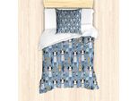 Set Copripiumino Abakuhaus Hipster Per Letti Singoli, Tribal Lama, Antiacaro, Adatto A Chi Soffre Di Allergie, Con Federa, 135 Cm X 200 Cm - 80 X 80 Cm, Multicolore