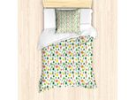 Set Copripiumino Abakuhaus Autunnale Per Letti Singoli, Foglie Spiders Regen, Antiacaro, Adatto A Chi Soffre Di Allergie, Con Federa, 135 Cm X 200 Cm - 80 X 80 Cm, Multicolore