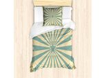 Set Copripiumino Abakuhaus Per Letti Singoli, Stelle E Raggi, Antiacaro, Adatto A Chi Soffre Di Allergie, Con Federa, 135 Cm X 200 Cm - 80 X 80 Cm, Multicolore