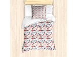 Set Copripiumino Abakuhaus Per Letti Singoli, Simplistic Sketch Wald, Antiacaro, Adatto A Chi Soffre Di Allergie, Con Federa, 135 Cm X 200 Cm - 80 X 80 Cm, Multicolore