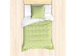 Abakuhaus Set Copripiumino Per Letti Singoli, Motivo Floreale Naturale, Antiacaro, Adatto A Chi Soffre Di Allergie, Con Federa, 135 Cm X 200 Cm - 80 X 80 Cm, Multicolore
