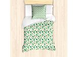 Abakuhaus Sud-Ovest Set Copripiumino Per Letti Singoli, Cactus Del Deserto, Antiacaro, Adatto A Chi Soffre Di Allergie, Con Federa, 135 Cm X 200 Cm - 80 X 80 Cm, Multicolore