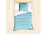 Abakuhaus Set Copripiumino Vintage Blu Per Letti Singoli, Classico Motivo Argyle, Antiacaro, Adatto A Chi Soffre Di Allergie, Con Federa, 135 Cm X 200 Cm - 80 X 80 Cm, Azzurro E Bianco