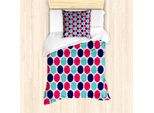 Abakuhaus Set Copripiumino Astratto Per Letti Singoli, Spring Season Per Bambini, Antiacaro, Adatto A Chi Soffre Di Allergie, Con Federa, 135 Cm X 200 Cm - 80 X 80 Cm, Multicolore