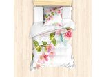 Abakuhaus Set Copripiumino Per Letti Singoli, Innocent Natura Delicata, Antiacaro Adatto A Chi Soffre Di Allergie Con Federa, 135 Cm X 200 Cm - 80 X 80 Cm, Multicolore