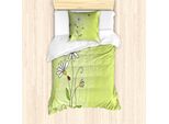 Abakuhaus Set Copripiumino Per Letto Singolo Con Motivo Margherite, Camomilla E Coccinelle, Antiacaro E Anallergico, Con Federa, 135 Cm X 200 Cm - 80 X 80 Cm, Multicolore