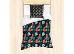 Abakuhaus Set Copripiumino Hipster Per Letti Singoli, Hipster Shapes, Antiacaro, Adatto A Chi Soffre Di Allergie, Con Federa, 135 Cm X 200 Cm - 80 X 80 Cm, Multicolore