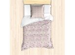 Set Copripiumino Da Letto Singolo Abakuhaus, Colori Pastello Primavera Natura, Antiacaro, Adatto A Chi Soffre Di Allergie, Con Federa, 135 Cm X 200 Cm - 80 X 80 Cm, Multicolore