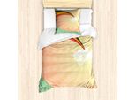 Abakuhaus Set Copripiumino Rainbow Per Letti Singoli, Nuvola, Antiacaro, Adatto A Chi Soffre Di Allergie, Con Federa, 135 Cm X 200 Cm - 80 X 80 Cm, Multicolore