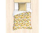 Abakuhaus Set Copripiumino Per Letto Singolo, Motivo Autunnale Elaborato, Antiacaro, Adatto A Chi Soffre Di Allergie, Con Federa, 135 Cm X 200 Cm - 80 X 80 Cm, Multicolore