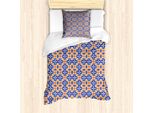Set Copripiumino Abakuhaus Boho Per Letti Singoli, Disegno A Stelle Marocchine, Antiacaro E Anallergico, Con Federa, 135 Cm X 200 Cm - 80 X 80 Cm, Multicolore