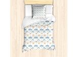 Abakuhaus Set Copripiumino Libelle Per Letti Singoli, Motivo Acquerello Bug, Antiacaro, Adatto A Chi Soffre Di Allergie, Con Federa, 135 Cm X 200 Cm - 80 X 80 Cm, Multicolore