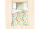 Abakuhaus Nursery Set Copripiumino Per Letto Singolo, Colori Pastello, Antiacaro, Adatto A Chi Soffre Di Allergie, Con Federa, 135 Cm X 200 Cm - 80 X 80 Cm, Multicolore