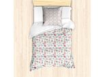 Abakuhaus Set Copripiumino Per Letto Singolo, Motivi Animali Disegnati A Mano, Antiacaro, Adatto A Chi Soffre Di Allergie, Con Federa, 135 Cm X 200 Cm - 80 X 80 Cm, Multicolore