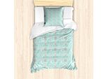 Set Copripiumino Per Letto Singolo Abakuhaus, Motivo Dashed Trace, Antiacaro E Anallergico, Con Federa, 135 Cm X 200 Cm - 80 X 80 Cm, Siena Bruciata