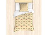 Abakuhaus Set Copripiumino Urbano Per Letti Singoli, Cartoon Retro-Roller, Antiacaro, Adatto A Chi Soffre Di Allergie, Con Federa, 135 Cm X 200 Cm - 80 X 80 Cm, Multicolore