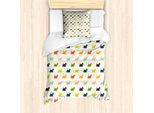 Abakuhaus Set Copripiumino Scottie Dog Per Letti Singoli, Cani Morbidi, Antiacaro, Adatto A Chi Soffre Di Allergie, Con Federa, 135 Cm X 200 Cm - 80 X 80 Cm, Multicolore