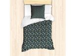 Abakuhaus Set Copripiumino Per Letti Singoli, Motivo Bosco Naturale, Antiacaro, Adatto A Chi Soffre Di Allergie, Con Federa, 135 Cm X 200 Cm - 80 X 80 Cm, Multicolore