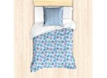 Abakuhaus Set Copripiumino Per Letti Singoli, Disegnato, Antiacaro, Adatto A Chi Soffre Di Allergie, Con Federa, 135 Cm X 200 Cm - 80 X 80 Cm, Multicolore