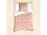 Set Copripiumino Abakuhaus Per Letti Singoli, Romantico Petals Pastello, Antiacaro, Adatto A Chi Soffre Di Allergie, Con Federa, 135 Cm X 200 Cm - 80 X 80 Cm, Multicolore