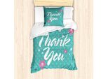 Abakuhaus Grazie Set Copripiumino Per Letti Singoli, Motivo Floreale, Antiacaro, Adatto A Chi Soffre Di Allergie, Con Federa, 135 Cm X 200 Cm - 80 X 80 Cm, Multicolore