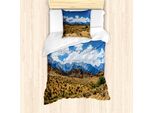 Abakuhaus Set Copripiumino Alabama Per Letti Singoli, Paesaggio Desertico, Antiacaro, Adatto A Chi Soffre Di Allergie, Con Federa, 135 Cm X 200 Cm - 80 X 80 Cm, Multicolore