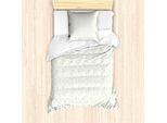 Abakuhaus Set Copripiumino Per Letto Singolo, Design Biochimico Flasks, Antiacaro, Adatto A Chi Soffre Di Allergie, Con Federa, 135 Cm X 200 Cm - 80 X 80 Cm, Giallo Chiaro Verde Mela