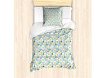 Abakuhaus Set Copripiumino Margherita Per Letti Singoli, Spring Season Fiori Selvatici, Antiacaro, Adatto A Chi Soffre Di Allergie, Con Federa, 135 Cm X 200 Cm - 80 X 80 Cm, Multicolore