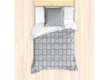 Abakuhaus Set Copripiumino Astratto Per Letti Singoli, Motivo Doodle Pastel, Antiacaro, Adatto A Chi Soffre Di Allergie, Con Federa, 135 Cm X 200 Cm - 80 X 80 Cm, Multicolore