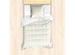 Abakuhaus Set Copripiumino Scottie Dog Per Letti Singoli, Motivo Animalier, Antiacaro, Adatto A Chi Soffre Di Allergie, Con Federa, 135 Cm X 200 Cm - 80 X 80 Cm, Bianco Sporco E Polvere
