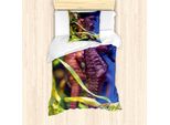 Abakuhaus Set Copripiumino Seahorse Per Letti Singoli, Foto Ravvicinata Con Alghe, Antiacaro, Adatto A Chi Soffre Di Allergie, Con Federa, 135 Cm X 200 Cm - 80 X 80 Cm, Multicolore