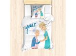 Abakuhaus Ruf Mama Set Copripiumino Per Letti Singoli, Design Donna E Mamma, Antiacaro, Adatto A Chi Soffre Di Allergie, Con Federa, 135 Cm X 200 Cm - 80 X 80 Cm, Multicolore