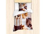 Abakuhaus Set Copripiumino Per Letto Singolo, Messy Cup Cioccolata Calda, Antiacaro Adatto A Chi Soffre Di Allergie Con Federa, 135 Cm X 200 Cm - 80 X 80 Cm, Multicolore