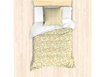 Abakuhaus Set Copripiumino Per Letto Singolo, Motivo Colorato Con Frutta Fresca, Antiacaro, Adatto A Chi Soffre Di Allergie, Con Federa, 135 Cm X 200 Cm - 80 X 80 Cm, Multicolore
