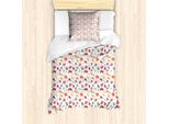 Abakuhaus Set Copripiumino Per Letto Singolo Autumn Vibes Pattern, Antiacaro E Anallergico, Con Federa, 135 Cm X 200 Cm - 80 X 80 Cm, Multicolore
