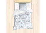 Abakuhaus Set Copripiumino Per Letti Singoli, Squali, Pesciolini, Sottomarini, Antiacaro, Adatto A Chi Soffre Di Allergie, Con Federa, 135 Cm X 200 Cm - 80 X 80 Cm, Indaco, Bianco, Blu Mare
