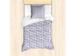 Abakuhaus Set Copripiumino Paisley Per Letti Singoli, Tonalità Pastello Orientale, Antiacaro, Adatto A Chi Soffre Di Allergie, Con Federa, 135 Cm X 200 Cm - 80 X 80 Cm, Verde Alloro Lavanda