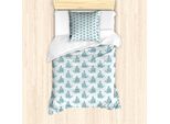 Abakuhaus Set Copripiumino Per Letto Singolo, Mammifero Marino Felice Che Nuota, Antiacaro, Adatto A Chi Soffre Di Allergie, Con Federa, 135 Cm X 200 Cm - 80 X 80 Cm, Multicolore