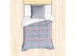Abakuhaus Set Copripiumino Etnico Per Letti Singoli, Eastern Mandala, Antiacaro, Adatto A Chi Soffre Di Allergie, Con Federa, 135 Cm X 200 Cm - 80 X 80 Cm, Multicolore