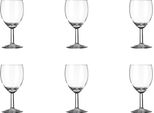 6 X Bicchieri Da Vino, Bicchieri Da Vino Bianco, Vetro, Trasparente, 20Cl