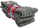 3 Paia Di Calze Invernali In Lana, Grigio/39-42
