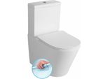 Wc Combinato Paco, Senza Bordo, Scarico Verticale/Orizzontale, Bianco