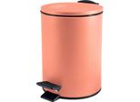 Cestino Per Cosmetici Spirella Da 3 Litri In Acciaio Inox Con Chiusura Ammortizzata E Cestino Interno "Adelar"" Cestino Per Bagno Cestino Per Rifiuti A Chiusura Ammortizzata Rosso Terracotta"