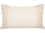 Cuscino In Macramè - Avorio - 30X50 Cm - Atmosphera CréAteur D'intéRieur